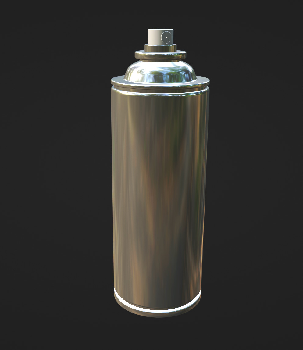 Aerosol Can with plastic top preview image 1